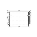 Condensator, airconditioning AVA COOLING KA5112D