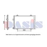 Condensator, airconditioning AKS DASIS 062022N