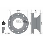 Disque de frein TEXTAR 93308800