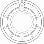 Remschijf TRW DF5129S