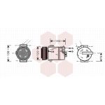 Airco-compressor VAN WEZEL 3700K409