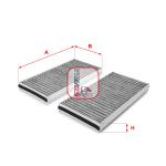 Kupéfilter SOFIMA S 4127 CA