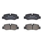 Juego de pastillas de freno BREMBO P 50 126, atrás