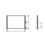 Condensator, airconditioning AVA COOLING FTA5303