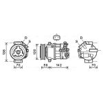Klimakompressor AVA COOLING OLAK579