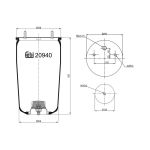 Federbalg, Luftfederung FEBI BILSTEIN 20940