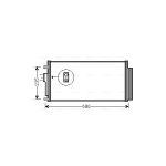 Condensator, airconditioning AVA COOLING FTA5386D