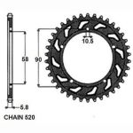 Tandwiel achter SUNSTAR SUNR1-3085-36