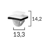 Clip ROMIX C60635, 10 Stück