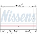 Radiatore, raffreddamento motore NISSENS 62893