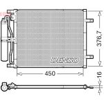 Condensator, airconditioning DENSO DCN46029