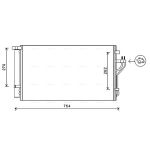 Condensator, airconditioning AVA COOLING HYA5279D