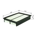 Luftfilter BOSCH FILTRY 1 987 429 137