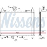 Radiador, refrigeración del motor NISSENS 64801