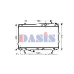 Motorkühler AKS DASIS 510083N
