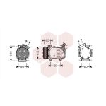 Klimakompressor VAN WEZEL 4300K331