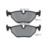 Bremsbelagsatz TEXTAR 2169103, Hinten