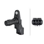 Sensor, posición arbol de levas HELLA 6PU 358 380-521