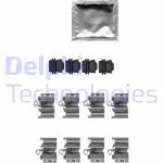 Kit de accesorios, pastilla de freno de disco DELPHI LX0668