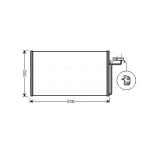 A/C-kondensor AVA COOLING VOA5150