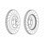 Bremsscheibe FERODO DDF2202C-1 vorne, belüftet, 1 Stück