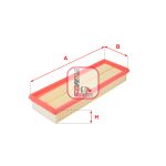 Luftfilter SOFIMA S 2820 A