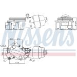 Oliefilterhuis NISSENS 91357