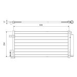 Kondensator, Klimaanlage VALEO 818192