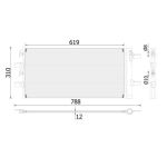 Condensator, airconditioning MAHLE AC 892 000P