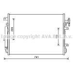 Condensator, airconditioning AVA COOLING AUA5217D