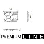 Lüfterhaube MAHLE CFS 31 000P