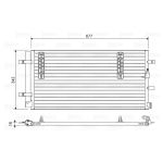 Condensator, airconditioning VALEO 814419