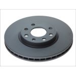 Disque de frein ATE 24.0124-0166.1 avant, ventilé, hautement carbonisé, 1 pièce