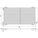 Kondensator, Klimaanlage VALEO 817740