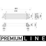 Intercooler MAHLE CI 736 000P