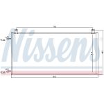 Condensatore, impianto di climatizzazione NISSENS 94967