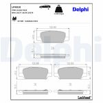 Remblokset DELPHI LP4010