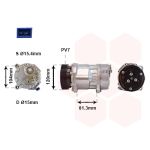 Klimakompressor VAN WEZEL 1800K267