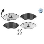 Bremsbelagsatz, Scheibenbremse MEYLE 025 251 1720/PD