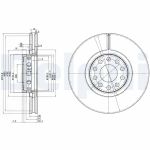 Bremsscheibe DELPHI BG3033