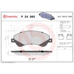 Jeu de plaquettes de frein BREMBO P 24 065, avant