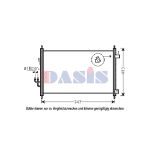 Condensator, airconditioning AKS DASIS 102028N