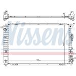 Radiador, refrigeración del motor NISSENS 606556
