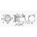 Klimakompressor AVA COOLING MCAK019