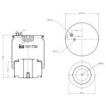 Federbalg, Luftfederung FEBI BILSTEIN 101739