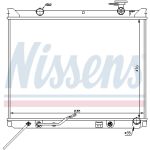 Radiador, refrigeración del motor NISSENS 66682