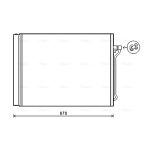 Kondensator, Klimaanlage AVA COOLING BW5409D