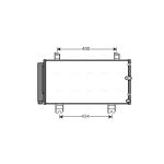 Condensator, airconditioning AVA COOLING TO5572D