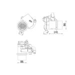 EGR module MAHLE CE 14 000P