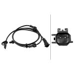 Sensor, revoluciones de la rueda HELLA 6PU 358 218-841